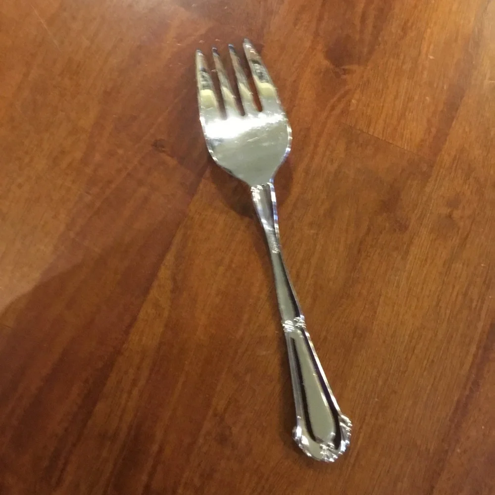 Lenox Holiday Meat Serving Fork